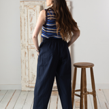 Yerse - 42874_055 - Pantalones balloon fit de popelín 100% algodón - Mujer