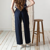 Yerse - 42874_055 - Pantalones balloon fit de popelín 100% algodón - Mujer