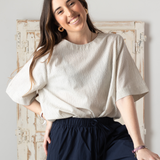 Yerse - 42877_202 - Camisa de manga corta con abertura posterior - Mujer