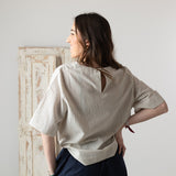 Yerse - 42877_202 - Camisa de manga corta con abertura posterior - Mujer