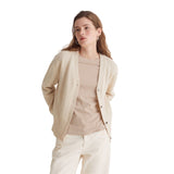 Yerse - 43109_206 – Camiseta de rayas de corte regular y manga larga 100% algodón orgánico - Mujer