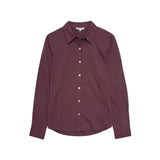 Yerse - 43162_088 – Camisa básica de manga larga 100% algodón con detalles en popelín - Mujer
