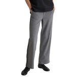 Yerse - 43322_036 – Pantalones anchos afranelados de algodón y viscosa con cintura elástica - Mujer