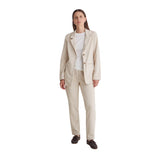 Yerse - 43323_002 – Pantalones rectos de punto afranelado - Mujer