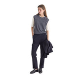 Pantalón azul de punto jacquard Yerse para mujer | Cómodo y chic Konestilochic