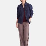 Yerse - 43391_388 - Pantalones anchos de punto en jacquard de pata de gallo - Mujer