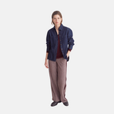 Yerse - 43391_388 - Pantalones anchos de punto en jacquard de pata de gallo - Mujer