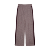 Yerse - 43391_388 - Pantalones anchos de punto en jacquard de pata de gallo - Mujer