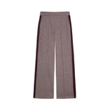 Yerse - 43391_388 - Pantalones anchos de punto en jacquard de pata de gallo - Mujer