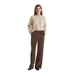 Pantalones marrones de pana Yerse para mujer – Comodidad chic Konestilochic