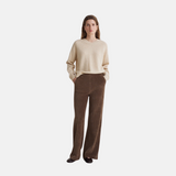 Yerse - 43455_011 - Pantalones anchos de pana de punto - Mujer
