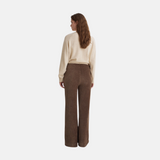 Yerse - 43455_011 - Pantalones anchos de pana de punto - Mujer