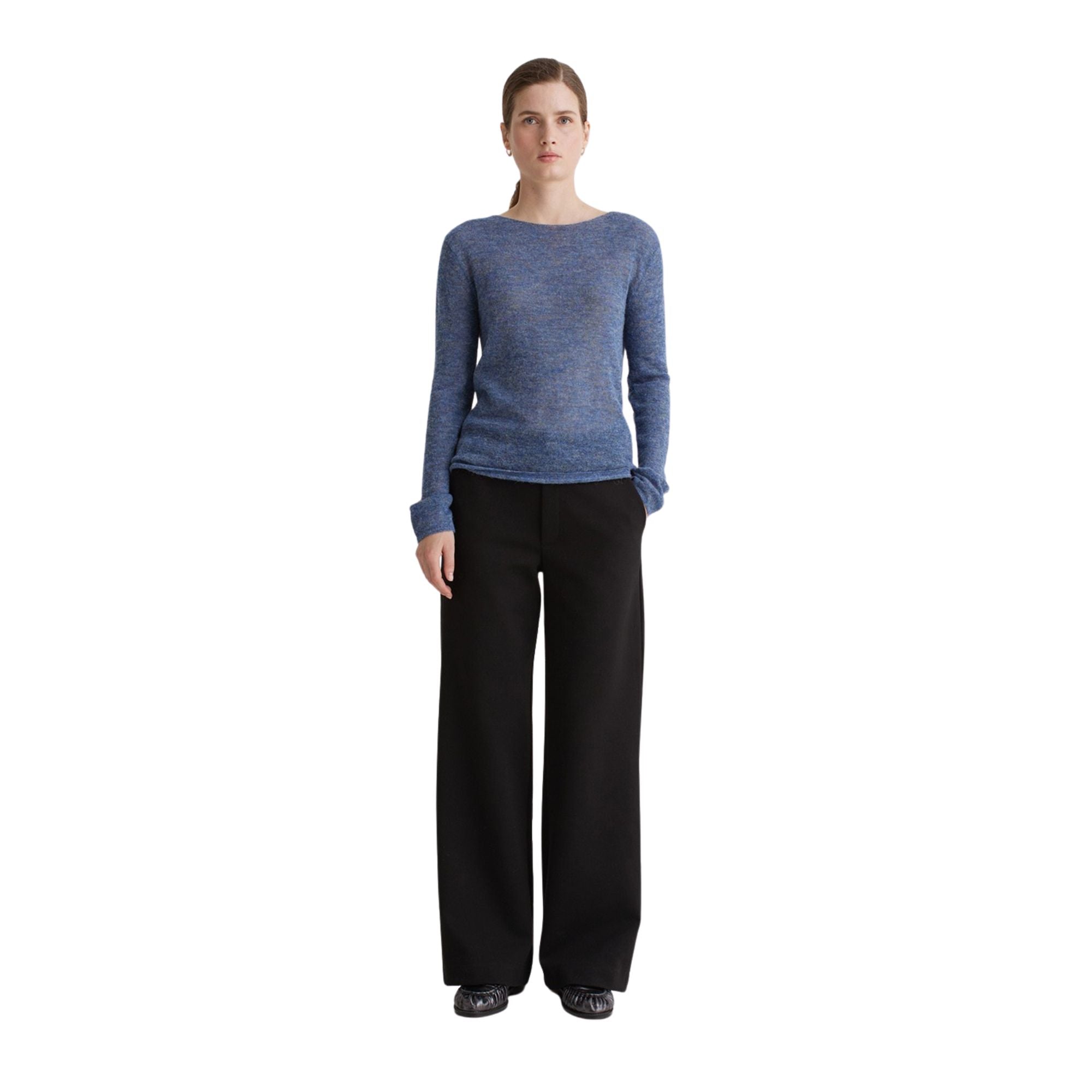 Pantalones negros anchos Yerse para mujer – Comodidad y estilo Konestilochic