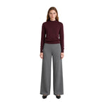 Pantalón gris mujer Yerse con viscosa y cintura elástica Konestilochic