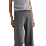 Yerse - 43511_033 – Pantalones de viscosa de corte regular y cintura elástica en canalé - Mujer