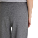 Yerse - 43511_033 – Pantalones de viscosa de corte regular y cintura elástica en canalé - Mujer