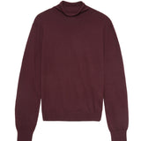 Yerse - 43525_084 – Jersey de cuello cisne de algodón y lana - Mujer