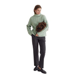 Yerse - 43531_018 – Jersey de cuello alto con trenzas con alpaca - Mujer