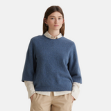 Yerse - 43534_057 – Jersey enfeltrado con lana con escote redondo - Mujer