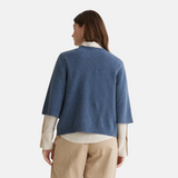 Yerse - 43534_057 – Jersey enfeltrado con lana con escote redondo - Mujer