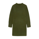 Yerse - 43535_027 – Vestido con lana de cuello Perkins - Mujer