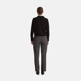 Yerse - 43546_037 – Jersey 100% lana merino con cuello de bebé y botonadura frontal - Mujer