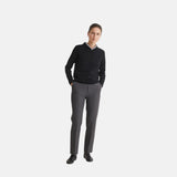 Yerse - 43546_037 – Jersey 100% lana merino con cuello de bebé y botonadura frontal - Mujer