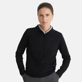 Yerse - 43546_037 – Jersey 100% lana merino con cuello de bebé y botonadura frontal - Mujer