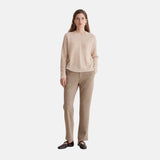 Yerse - 43560_004 – Jersey de lana y alpaca de punto inglés con escote de pico y manga ranglán - Mujer