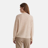 Yerse - 43560_004 – Jersey de lana y alpaca de punto inglés con escote de pico y manga ranglán - Mujer