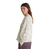 Yerse - 43825_102 – Camisa de manga larga con estampado de flores 100% algodón - Mujer