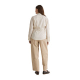 Yerse - 43842_202 – Camisa de rayas con manga larga con puños con botón y bolsillo plastrón - Mujer