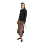 Yerse - 43847_012 – Falda plisada con cintura elástica - Mujer