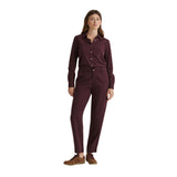 Pantalones burdeos de tencel Yerse para mujer – Cómodos y eco Konestilochic