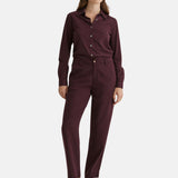 Yerse - 43850_084 – Pantalones rectos de tencel con cinturilla elástica - Mujer