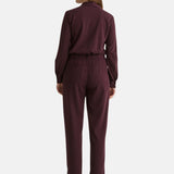 Yerse - 43850_084 – Pantalones rectos de tencel con cinturilla elástica - Mujer
