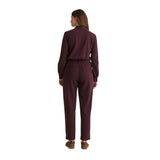 Yerse - 43850_084 – Pantalones rectos de tencel con cinturilla elástica - Mujer