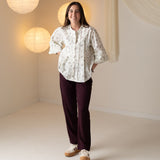 Yerse - 43850_084 – Pantalones rectos de tencel con cinturilla elástica - Mujer