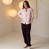 Yerse - 43850_084 – Pantalones rectos de tencel con cinturilla elástica - Mujer