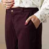 Yerse - 43850_084 – Pantalones rectos de tencel con cinturilla elástica - Mujer