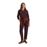 Yerse - 43850_084 – Pantalones rectos de tencel con cinturilla elástica - Mujer