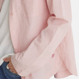 Yerse - 43879_270 – Camisa de manga larga de popelín de algodón orgánico – Mujer