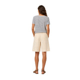 Yerse – 44322-39 – Shorts con bolsillos delanteros color vainilla de felpa 100% algodón - Mujer