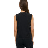 Yerse - 44220-37 – Chaleco negro con bolsillos decorativos 100% algodón orgánico - Mujer