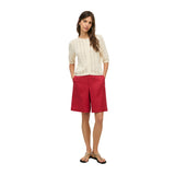 Yerse – 44546-2 – Cárdigan calado con manga francesa 100% algodón orgánico de color crudo - Mujer