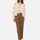 Yerse – 44551-2 – Top crudo de tirantes con calados - Mujer