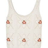 Yerse – 44551-2 – Top crudo de tirantes con calados - Mujer