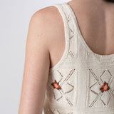 Yerse – 44551-2 – Top crudo de tirantes con calados - Mujer