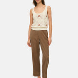 Yerse – 44551-2 – Top crudo de tirantes con calados - Mujer