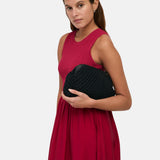 Yerse – 44565-79 – Vestido largo bimateria de tirantes color frambuesa - Mujer